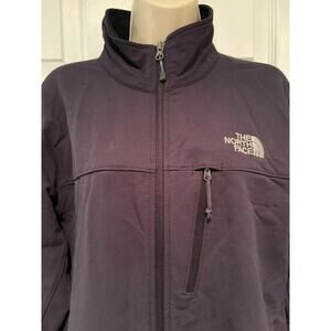 The North Face Apex Soft Shell Jacket Womens M Black Full Zip Outdoor Hiking